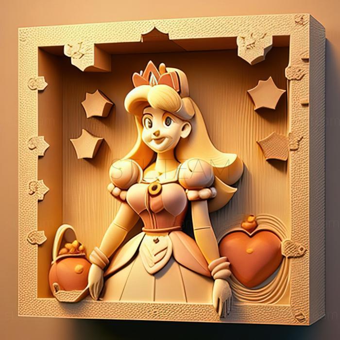 3D model st Princess Peach from Super Mario (STL)